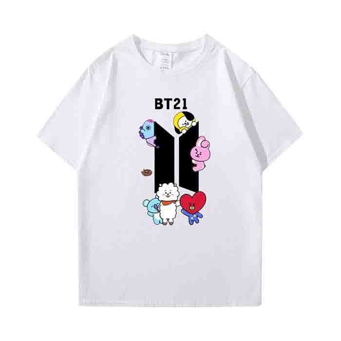 BT21 X Short Sleeve T-shirt [bt21-x-short-sleeve-t-shirt] - $66.99 